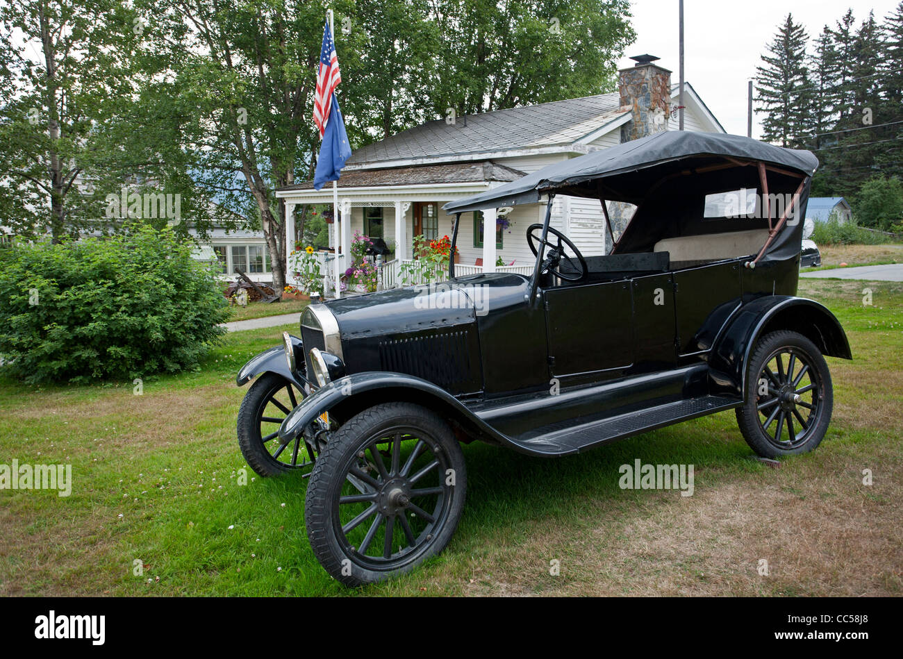 Ford model T. Haines. Alaska. USA Stock Photo