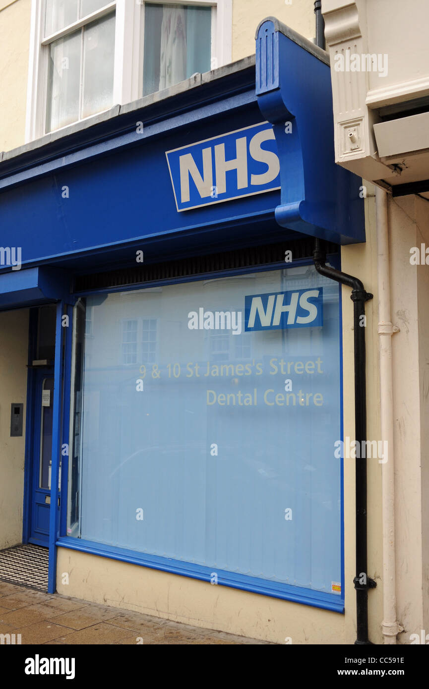 NHS Dental Surgery in Brighton UK Stock Photo