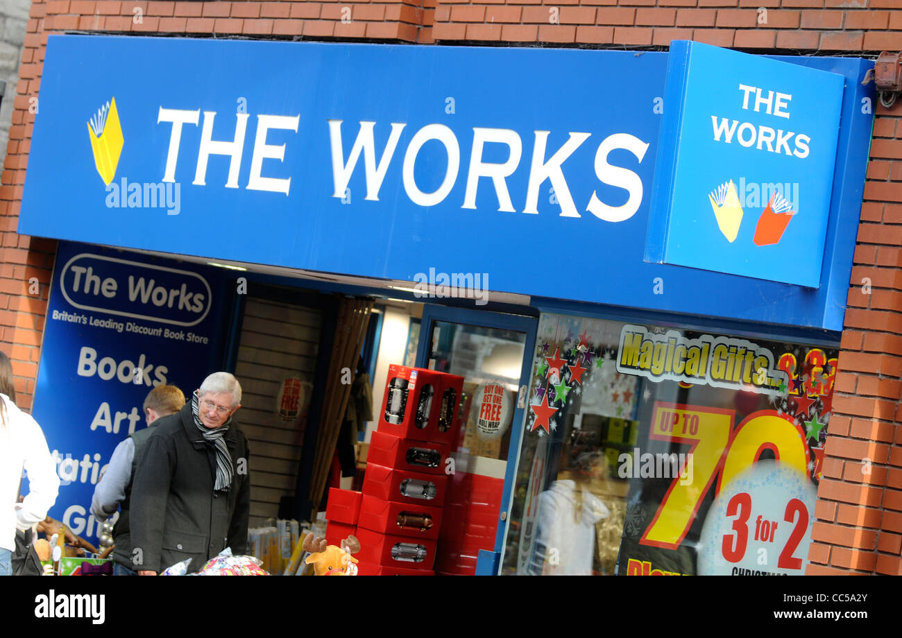 The Works shop, UK Stock Photo Alamy