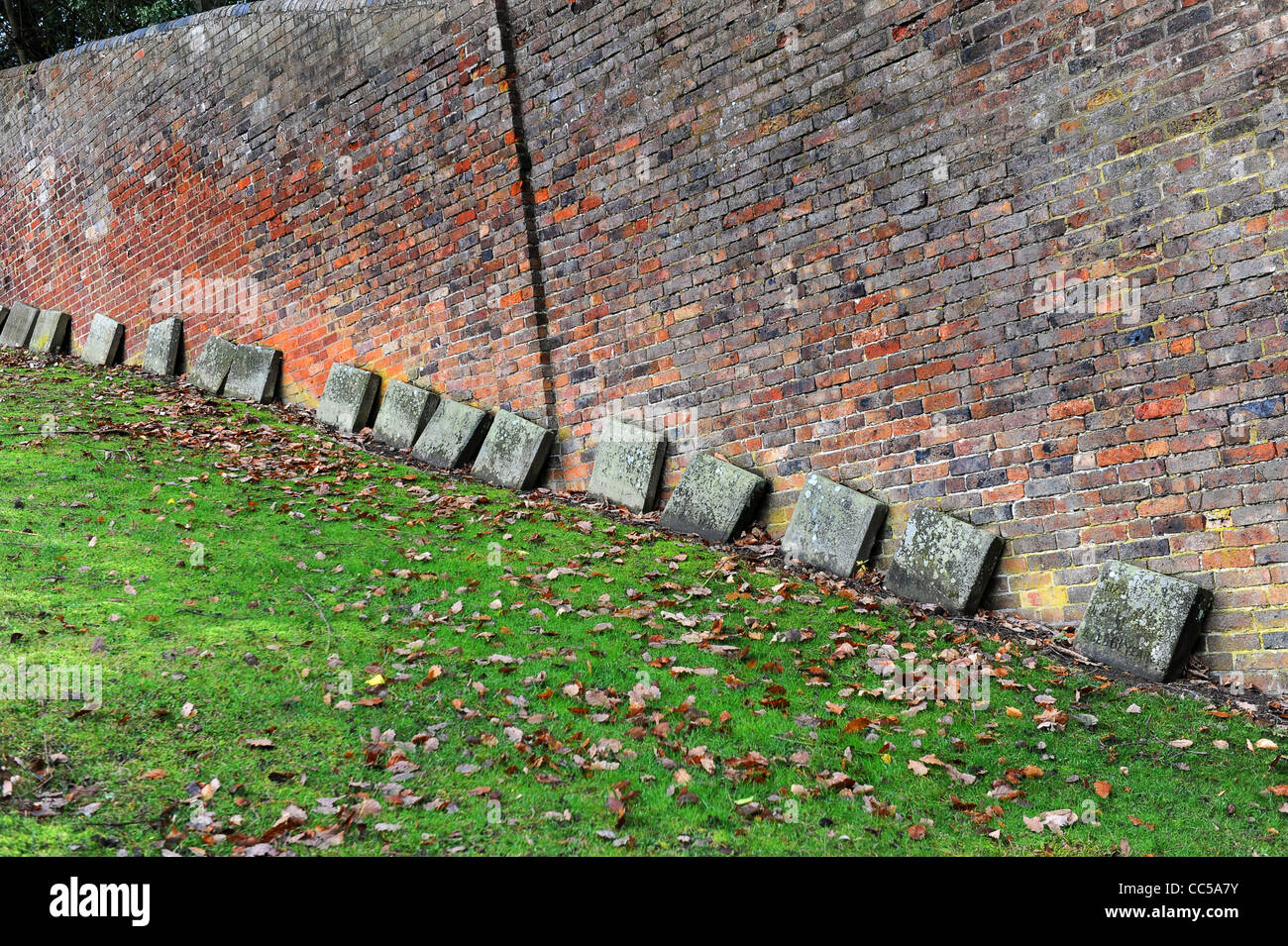 Quaker Burial ground which contains the graves of many ironmasters and