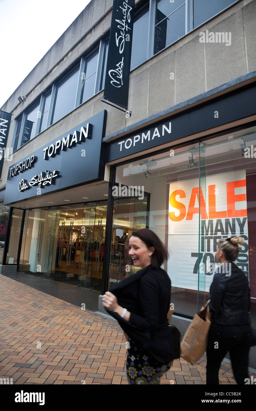 Sale at Topshop, Topman and Miss Selfridge fashion shops, Bromley High  Street, Bromley, Kent, UK Stock Photo - Alamy
