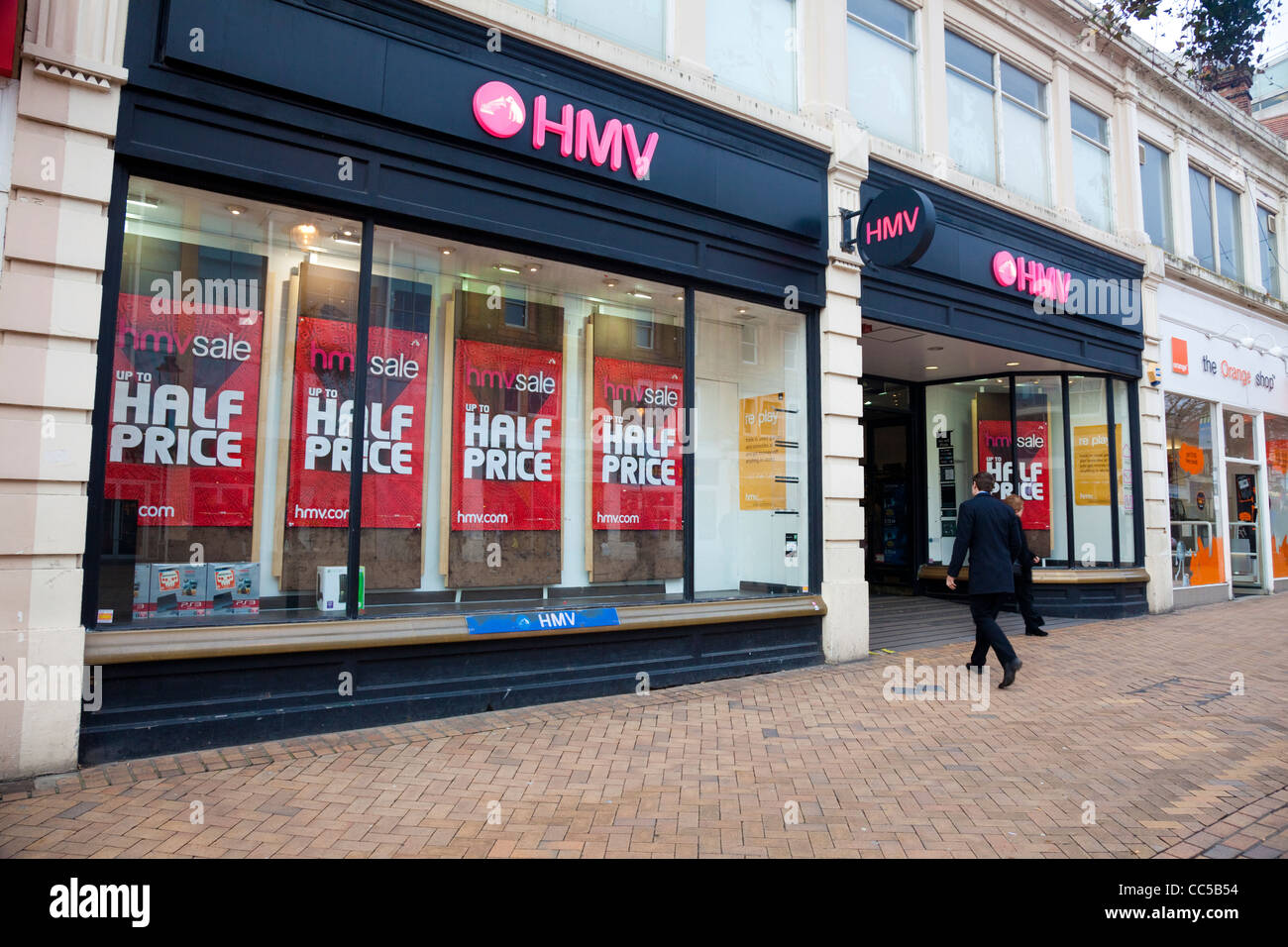 Sale at HMV record shop, Bromley High Street, Bromley, Kent, UK Stock Photo Alamy