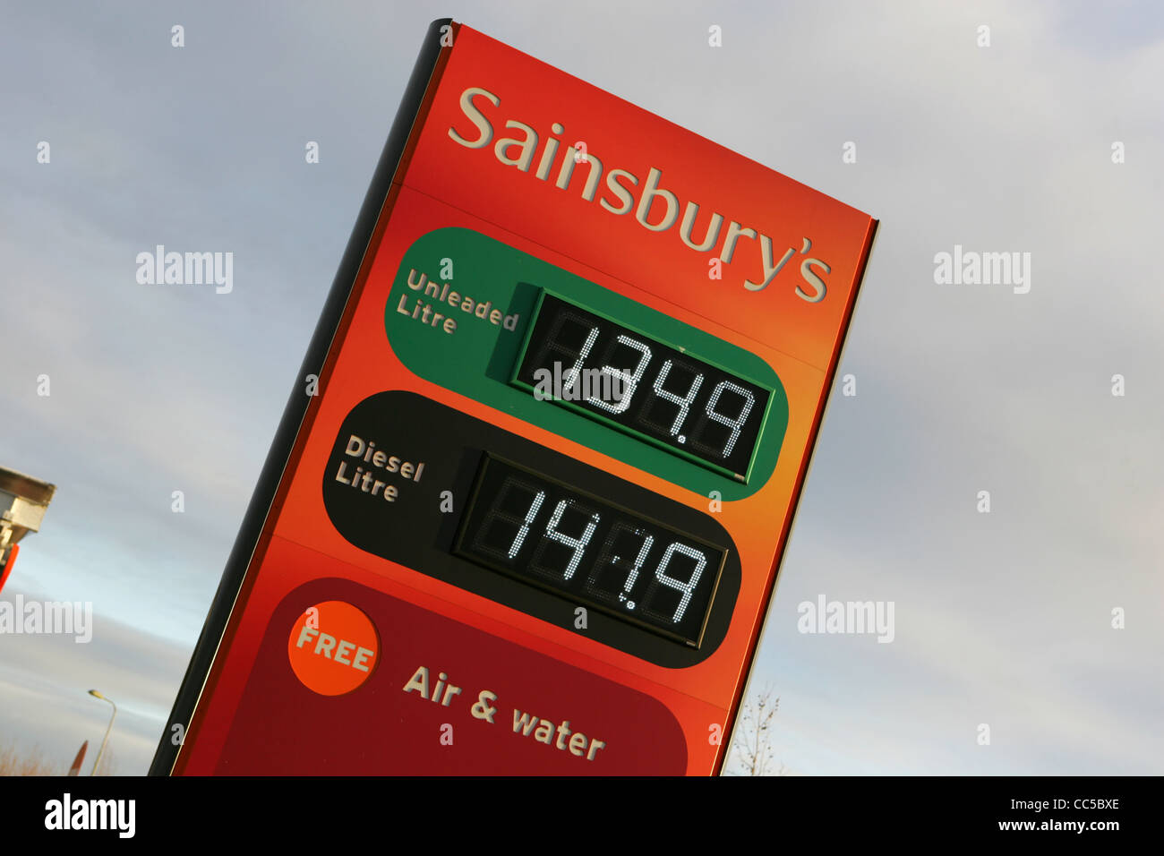 Sainsburys petrol station hires stock photography and images Alamy