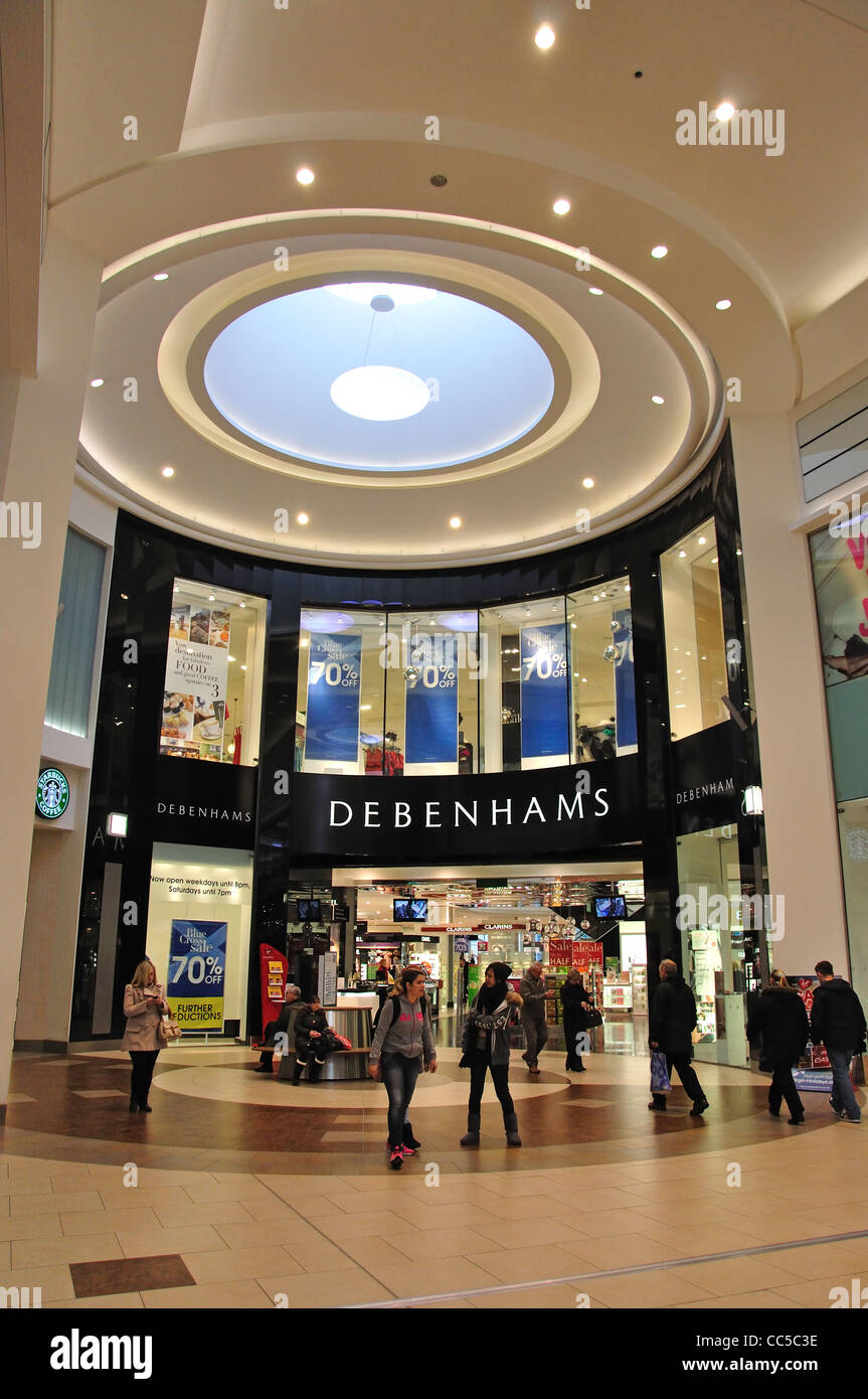 Debenhams department store, Eldon Square Shopping Centre, Newcastle upon Tyne, Tyne and Wear Debenhams department store, Eldon Square Shopping Centre, Newcastle upon Tyne, Tyne and Wear