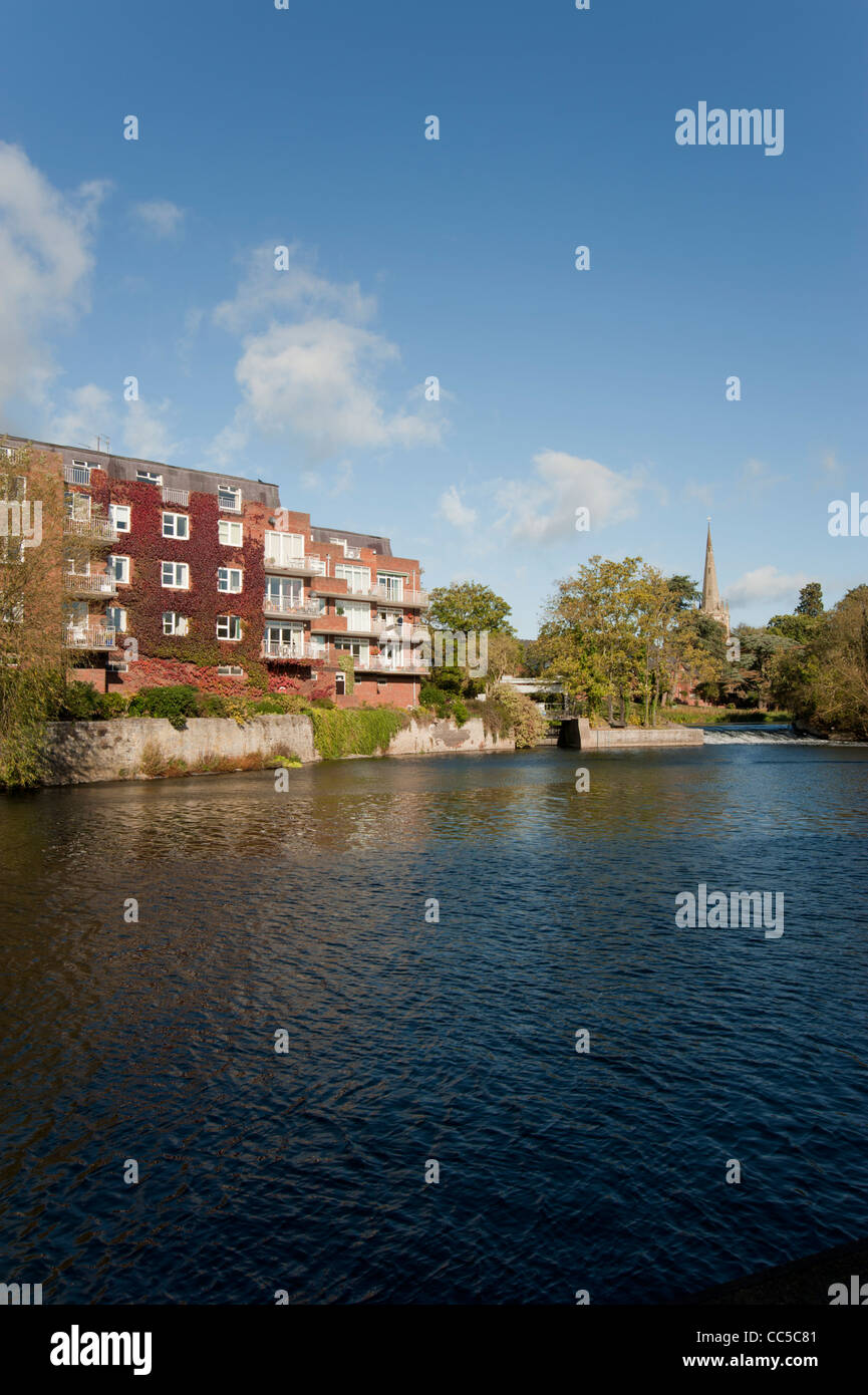 Lucy's Mill with Holy Trinity Church in the distance, Stratfordupon