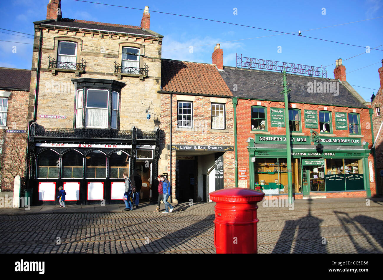 Edwardian Town, Beamish, The North of England Open Air Museum, County Durham, England, United Kingdom Stock Photo