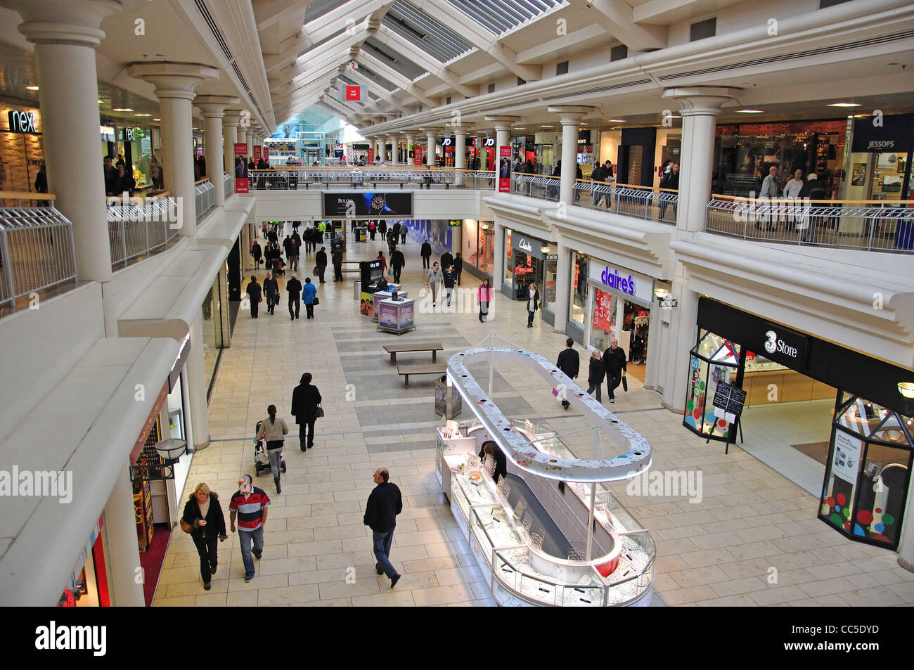 Interior of Metro Shopping Centre, Gateshead, Tyne and Wear, England, United Kingdom Stock Photo