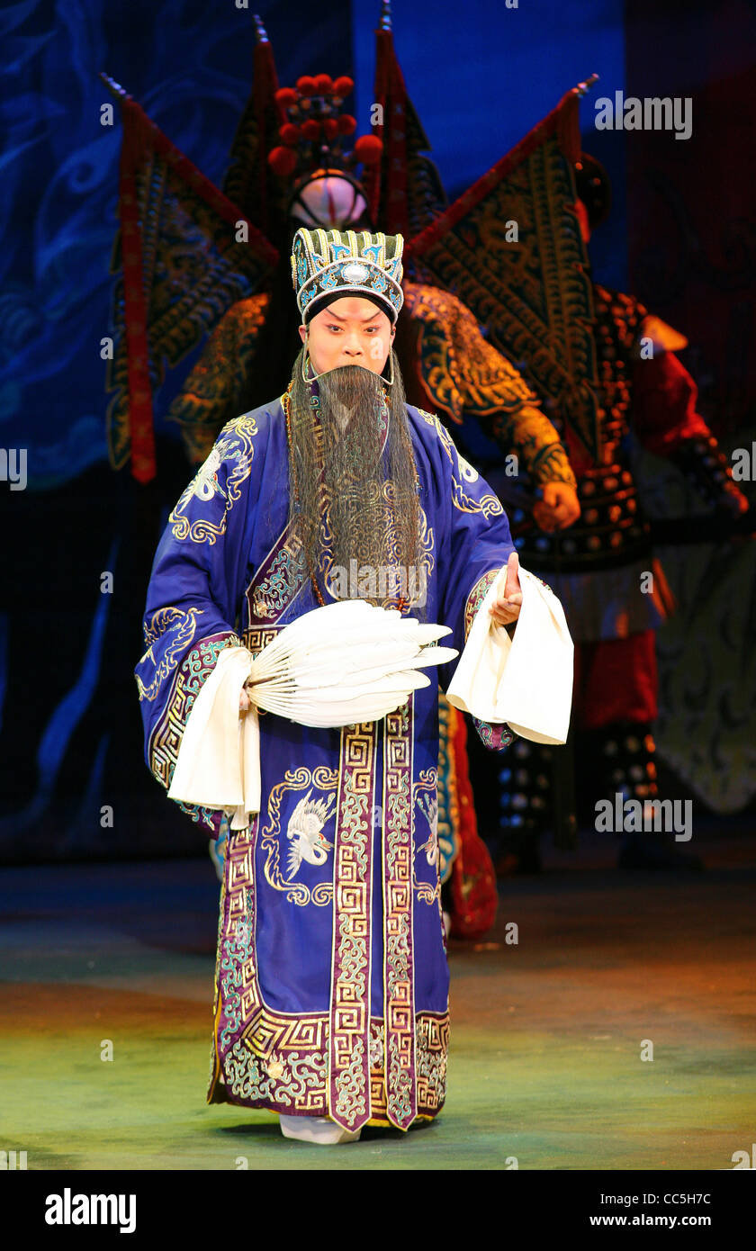 Male Peking opera performer, Beijing, China Stock Photo
