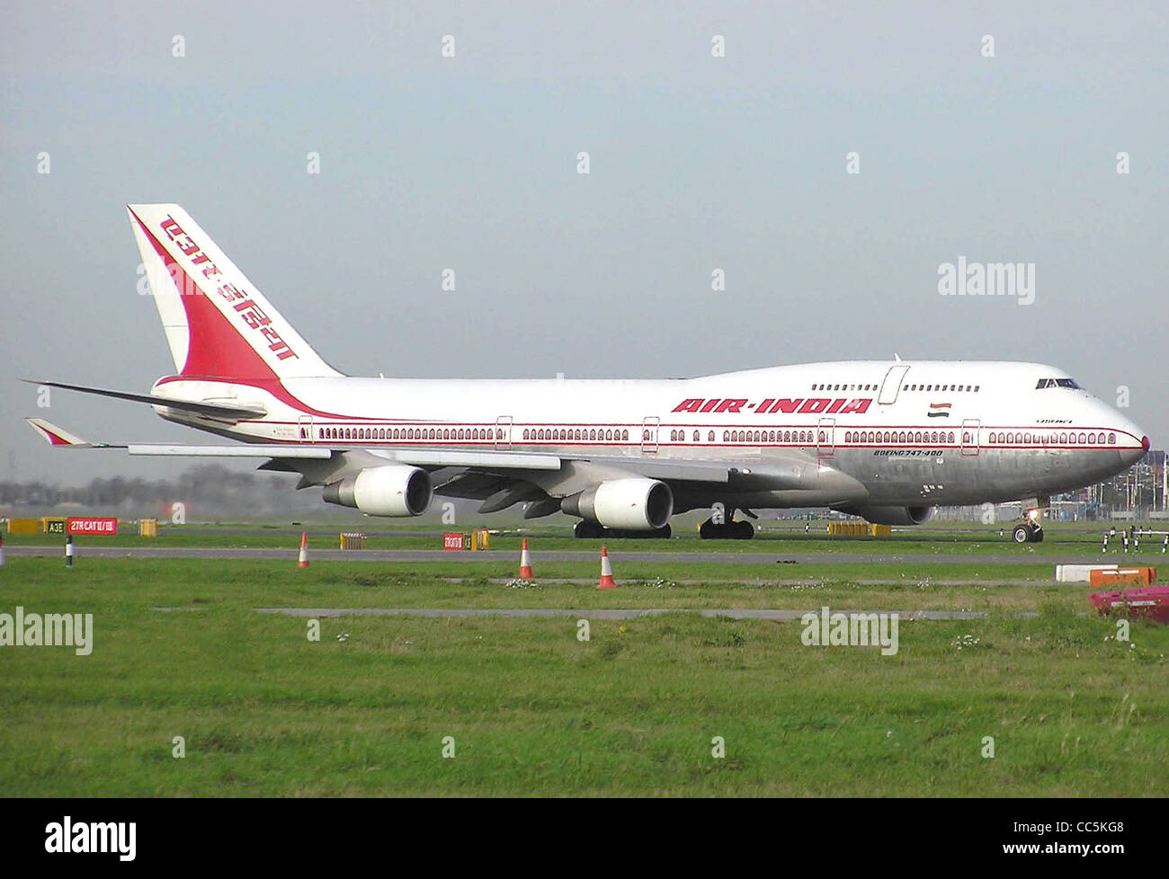 Air india propeller jet plane hi-res stock photography and images