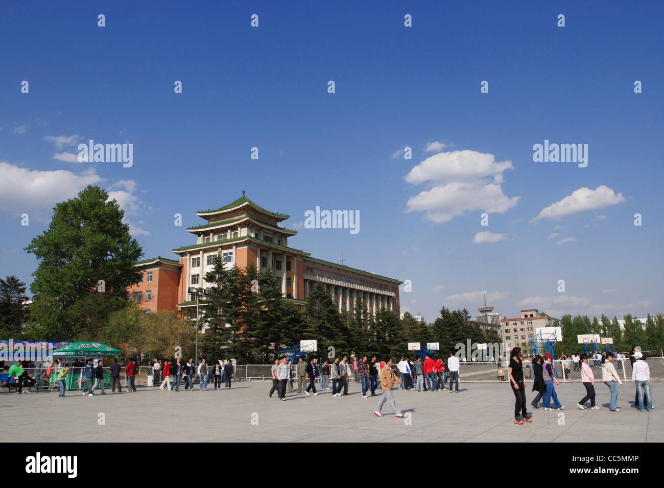 Culture Square, Changchun, Jilin , China Stock Photo