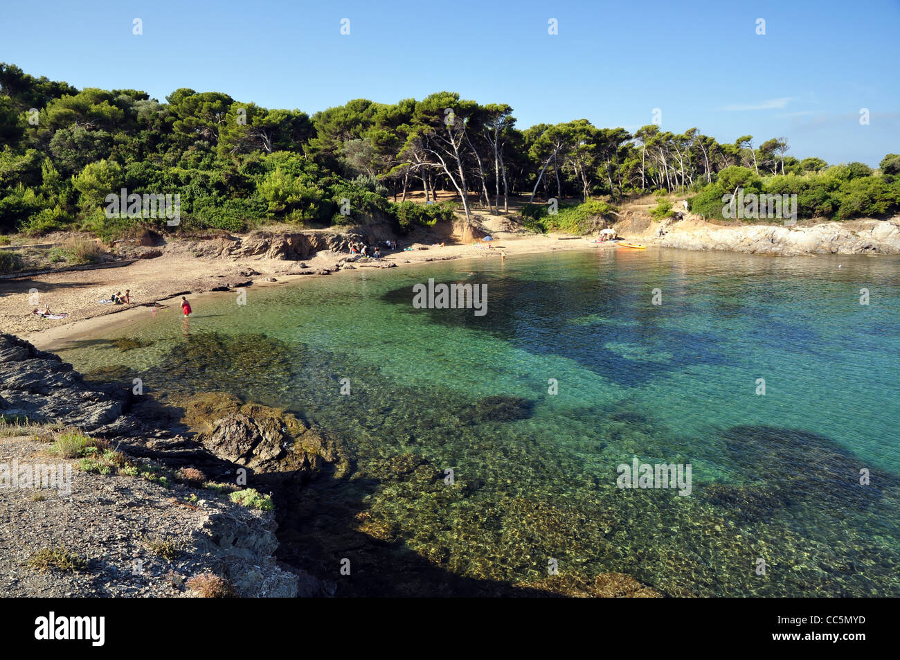 Peninsula of Giens Calanque du Four à Chaux Stock Photo - Alamy