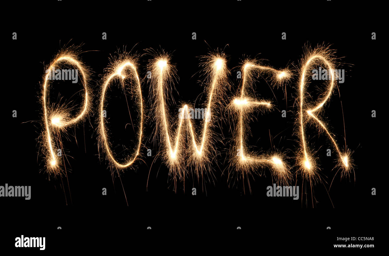 To With Power Power word hi-res stock photography and images - Alamy