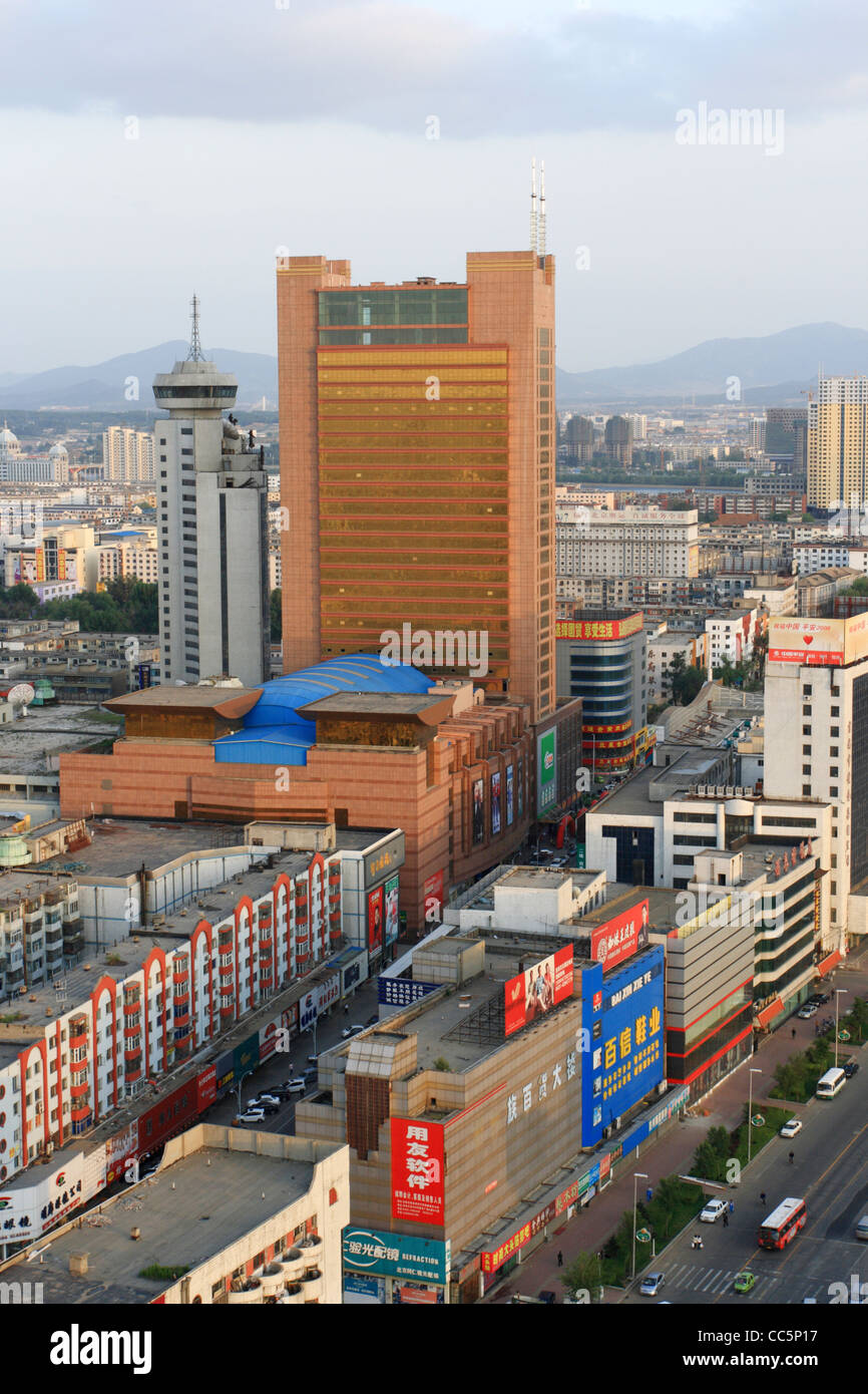 Cityscape of Jilin, Jilin , China Stock Photo