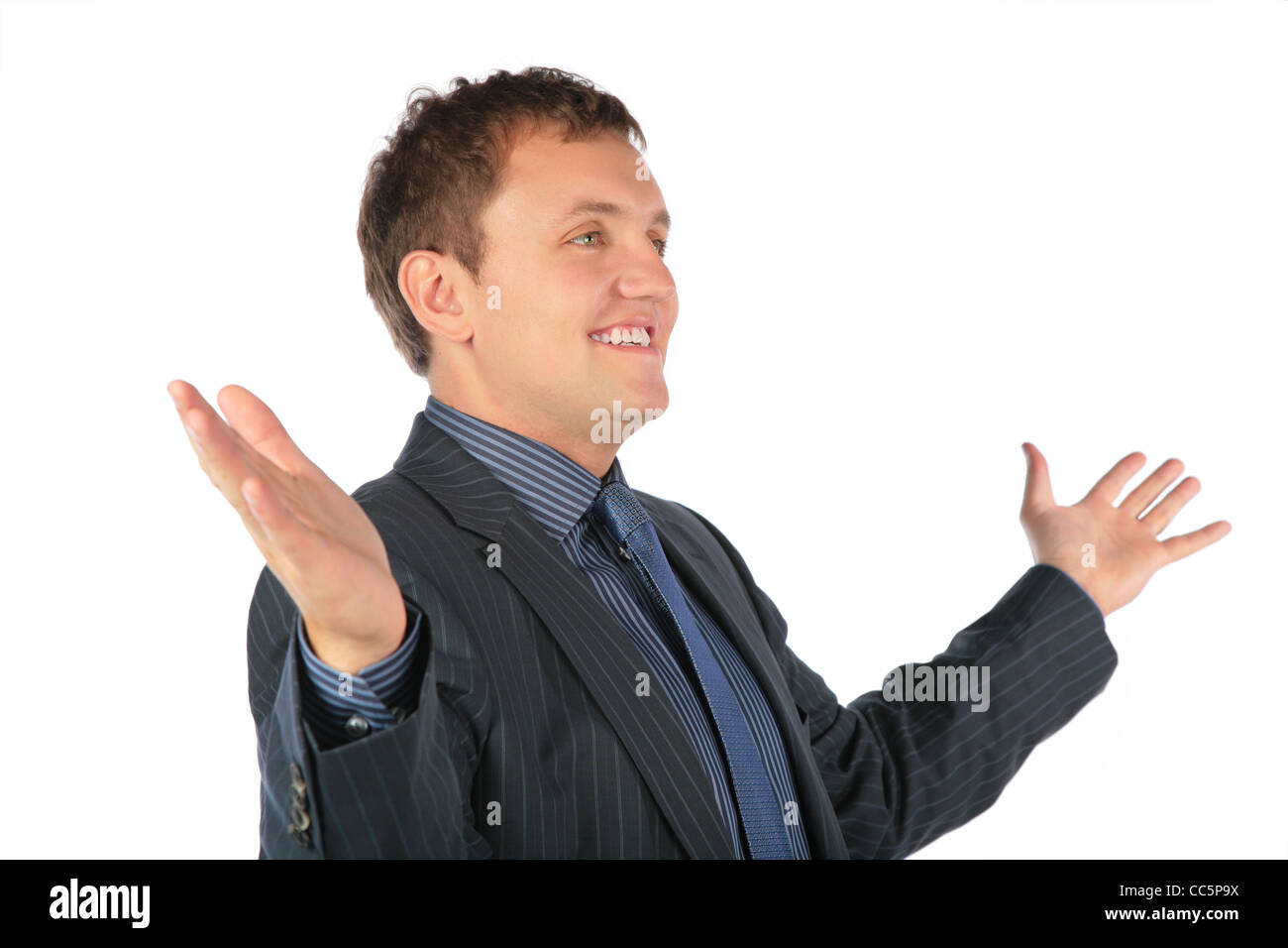 Man welcomes Stock Photo