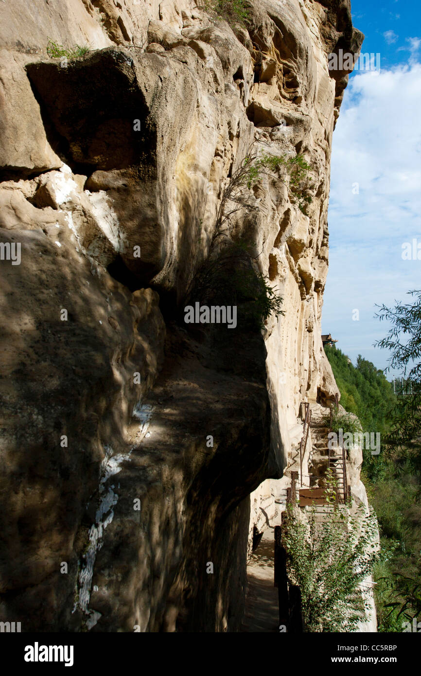 Red Stone Gorge, Yulin, Shaanxi , China Stock Photo