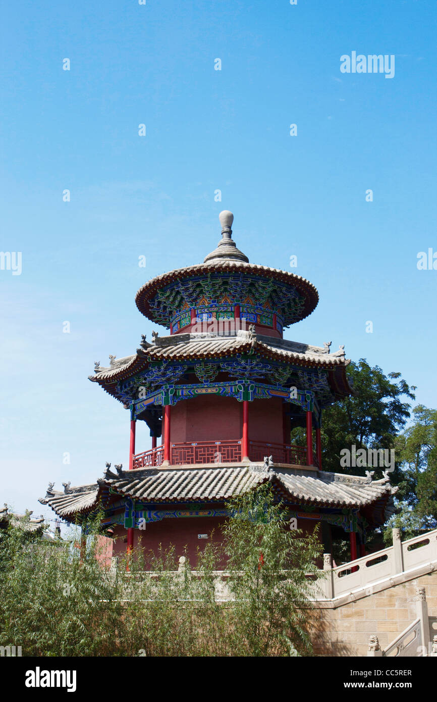 Temporary Palace for Li Zicheng, Yulin, Shaanxi , China Stock Photo