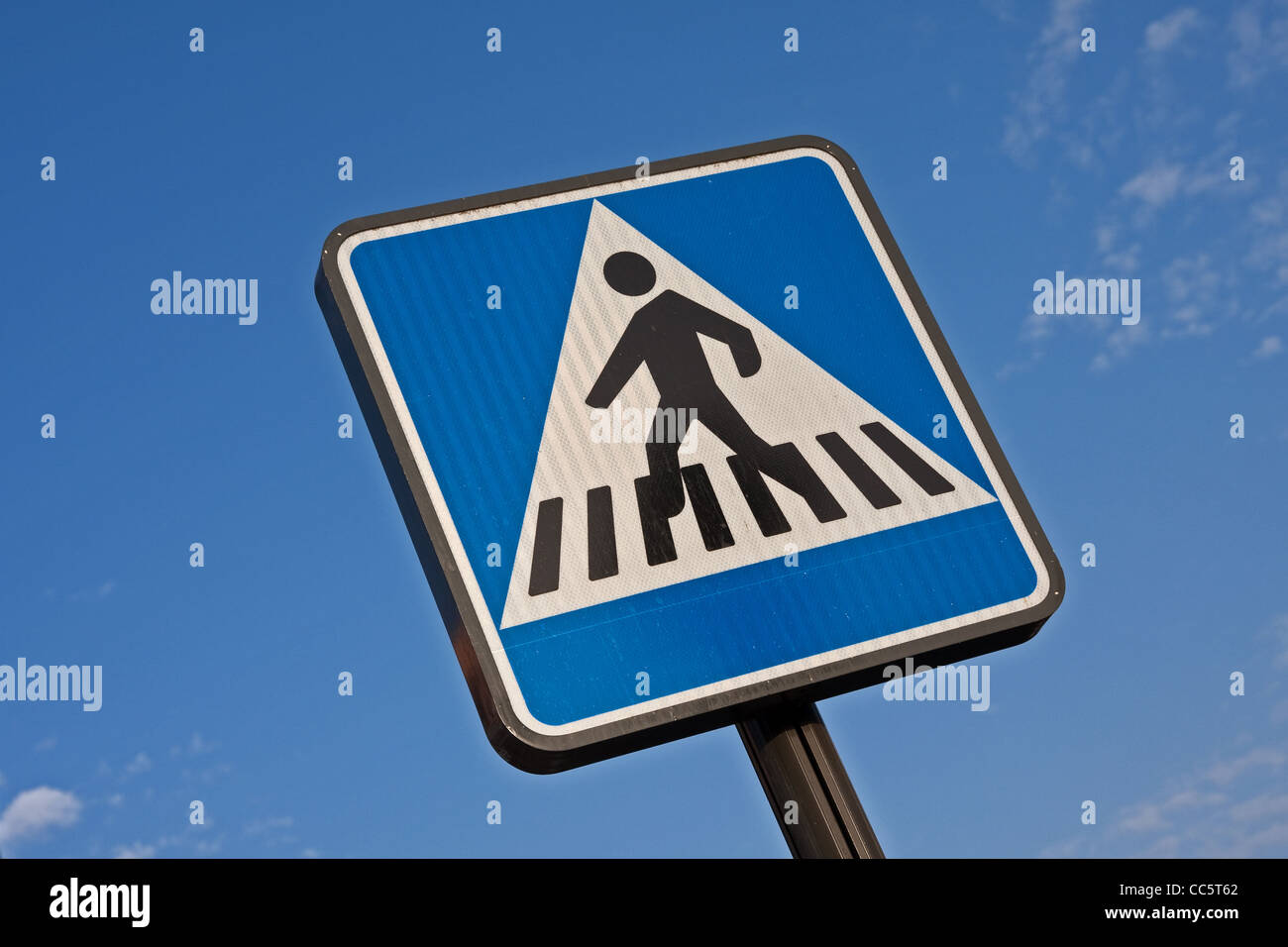 European style pedestrian crossing sign hires stock photography and
