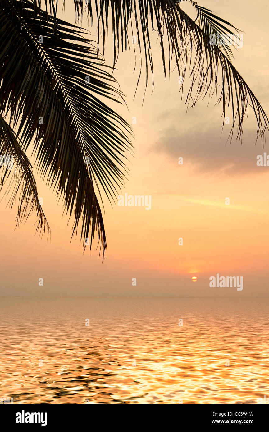 Ocean sunset. Koh Samui Island, Thailand Stock Photo - Alamy