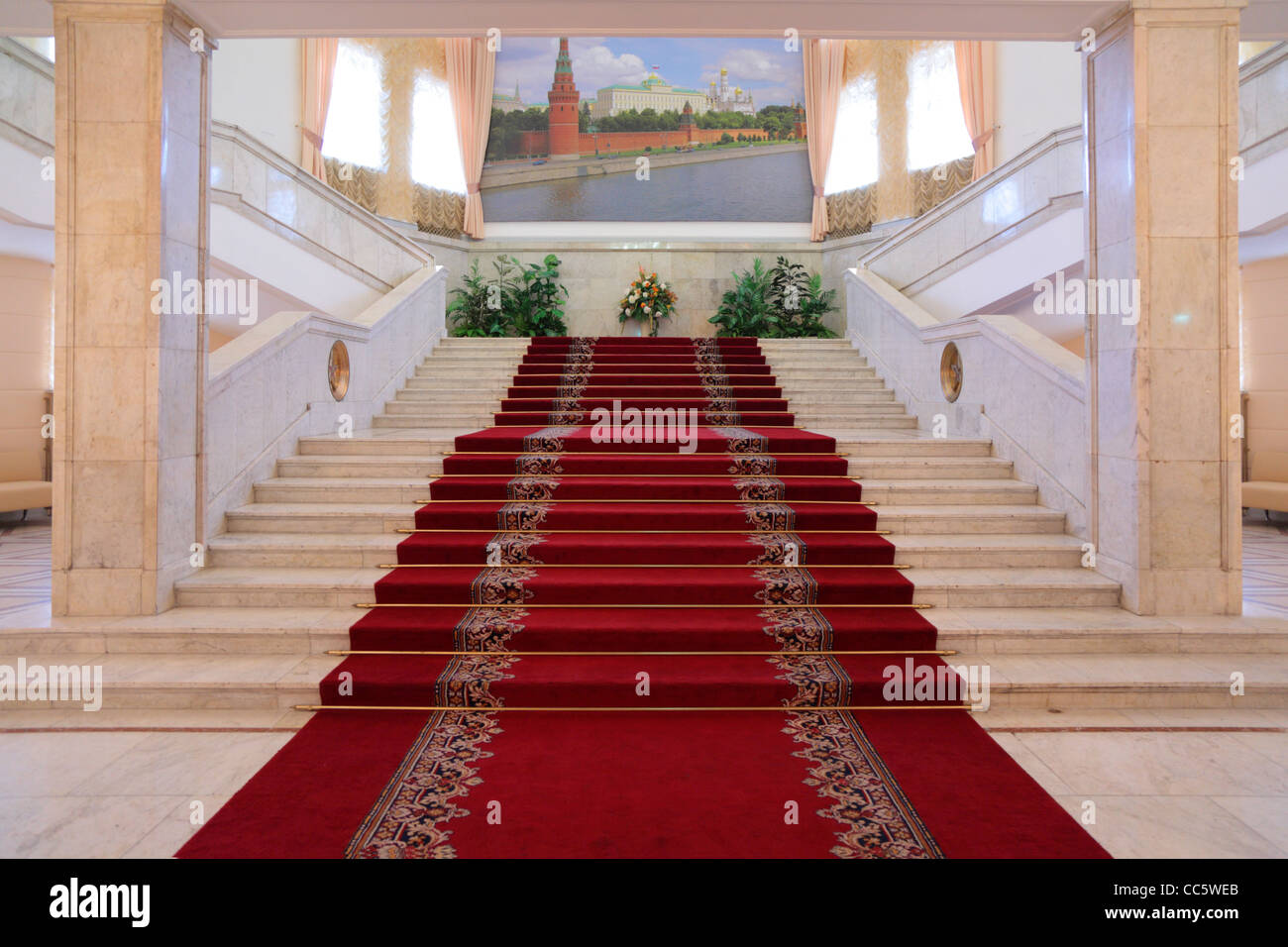 View of Stairway inside luxury apartments Stock Photo - Alamy