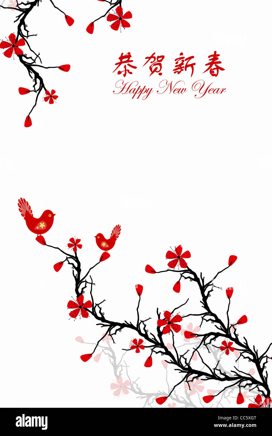 chinese new year greeting poster