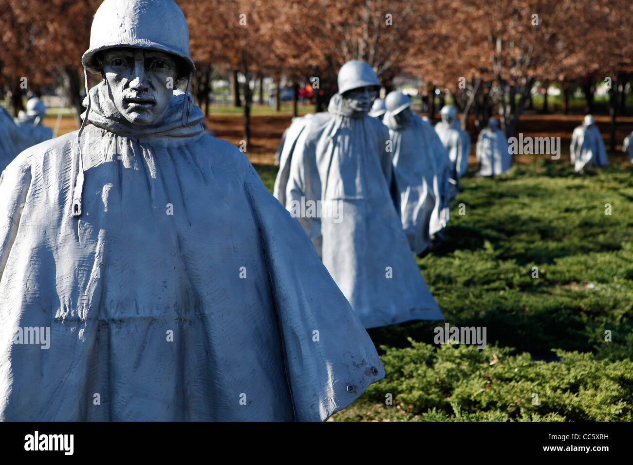 Korea War Memorial, Washington DC USA Stock Photo Alamy