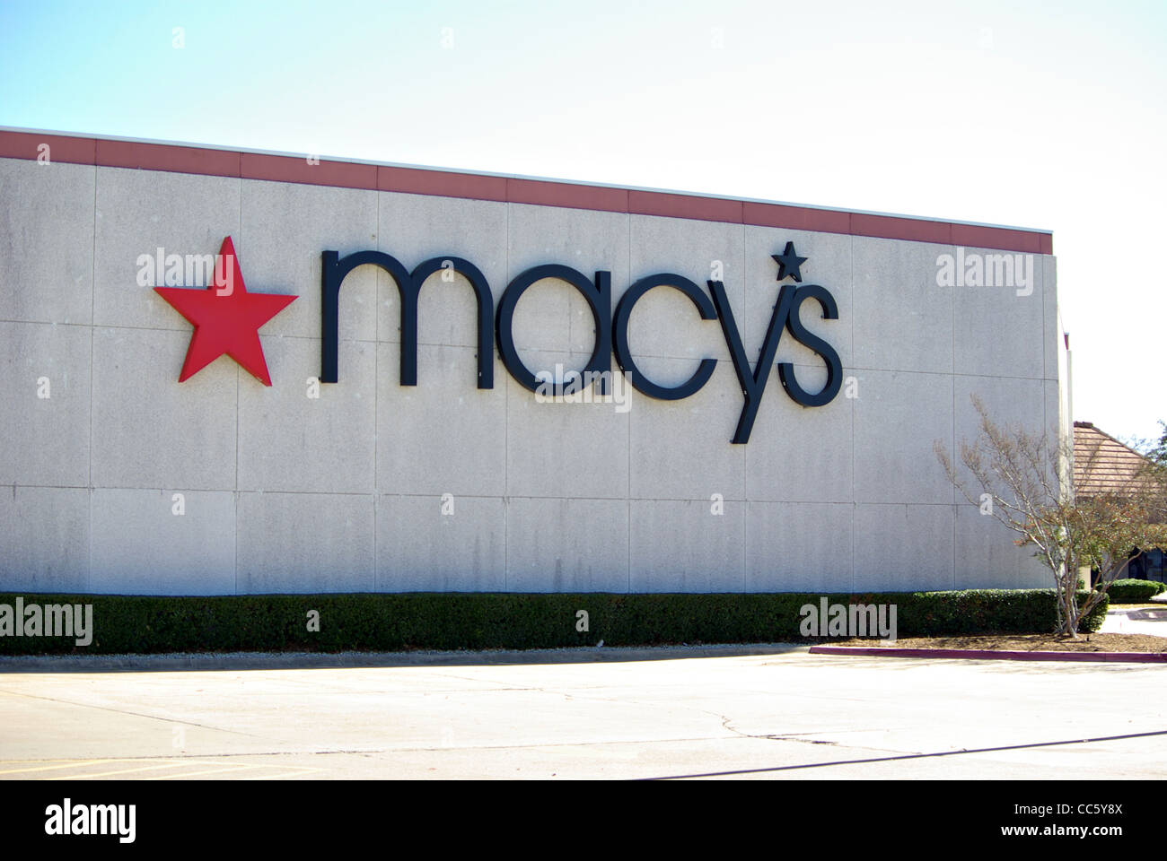 Macy's department store on January 11, 2012 in Tyler Texas Stock Photo