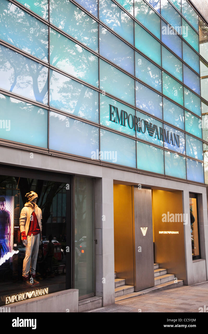 Japan, Tokyo, Omotesando, Emporio Armani Store, Architect Takao Ando
