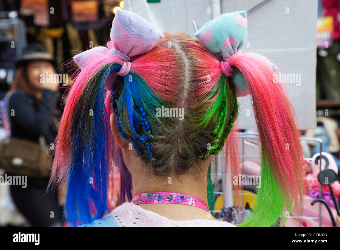 Dyed hair teenager hi-res stock photography and images - Alamy