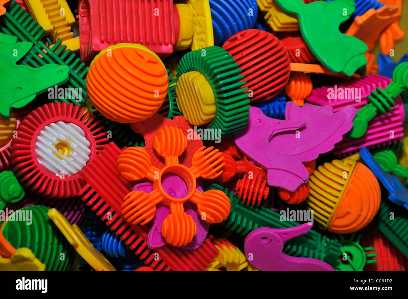 Children's building blocks Stock Photo