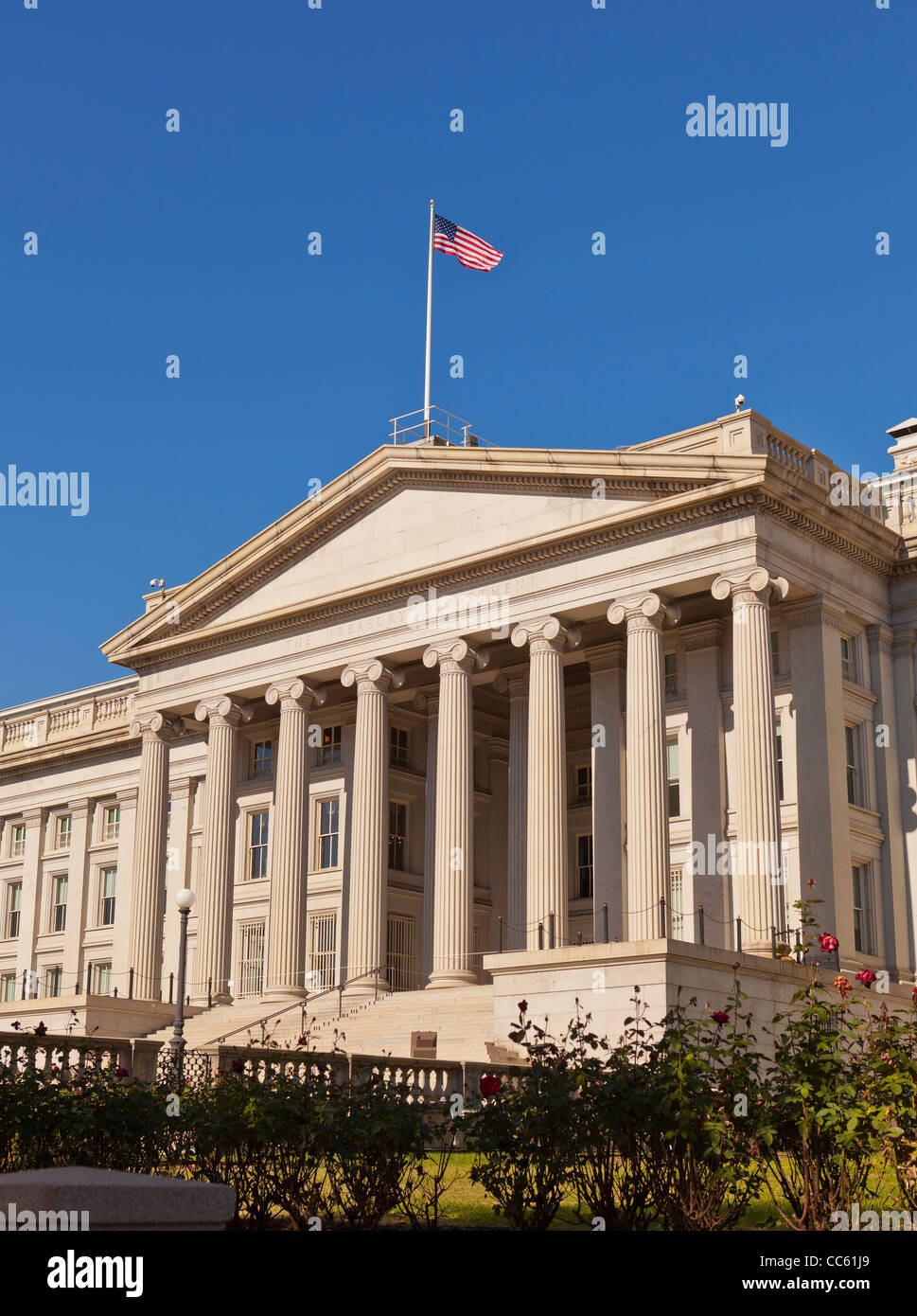 WASHINGTON, DC USA - United States Treasury building. Stock Photo