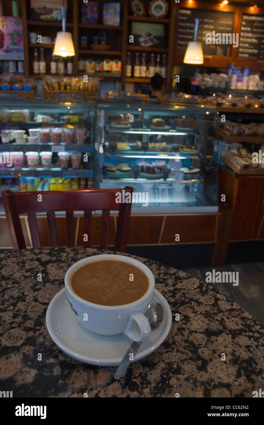 Cup of caffe Americano the filter coffee Soho central London England UK Europe Stock Photo
