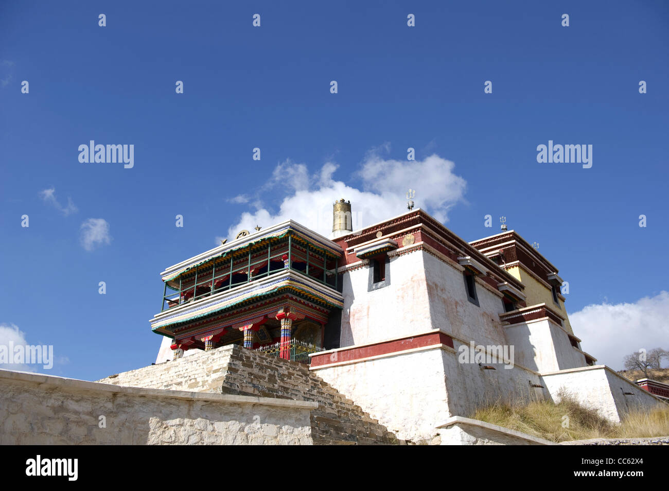 Wudangzhao Monastery, Baotou, Inner Mongolia, China Stock Photo