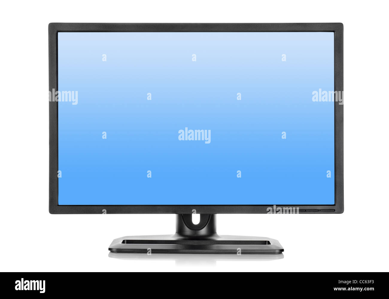 Liquid-crystal display isolated on a white background Stock Photo
