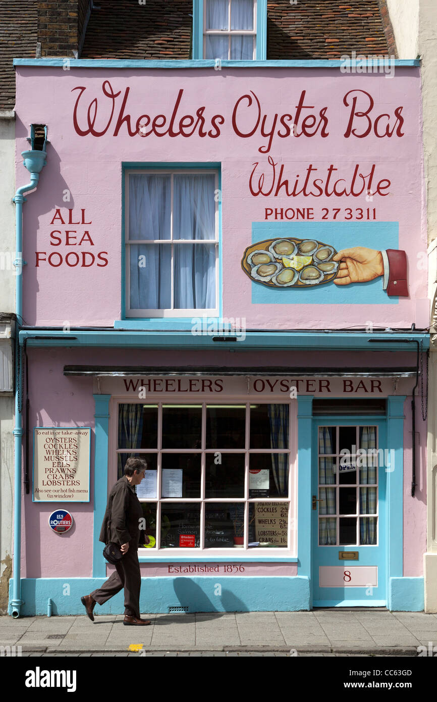 Wheelers Oyster Bar Whitstable Kent Stock Photo Alamy