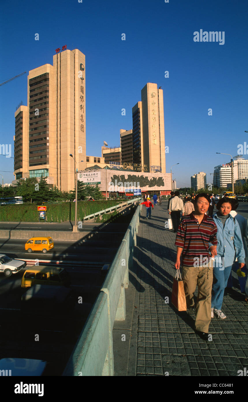 China, Beijing, Poly Plaza, new highrise buildings Stock Photo Alamy
