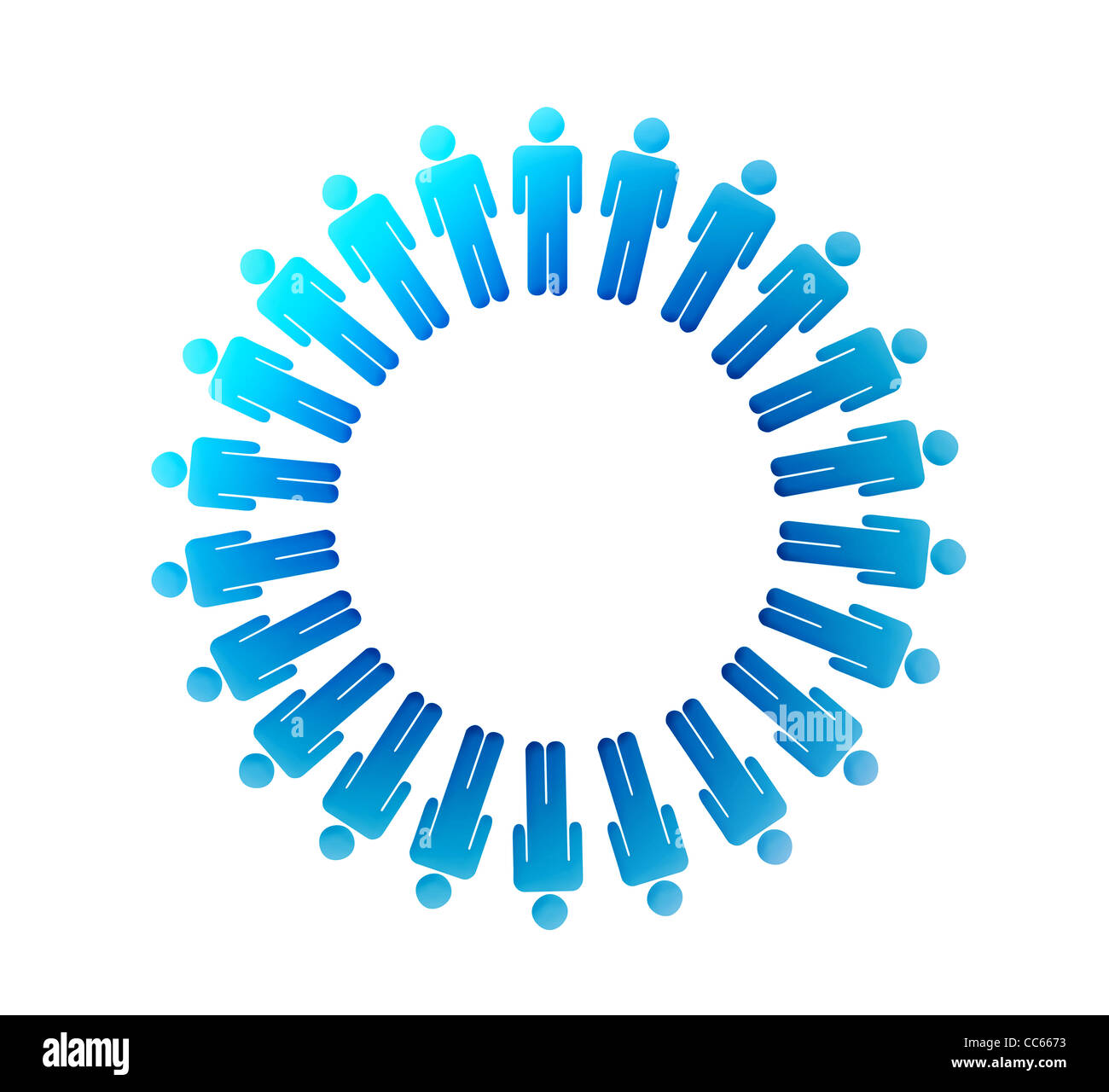 Circle of people Stock Photo - Alamy