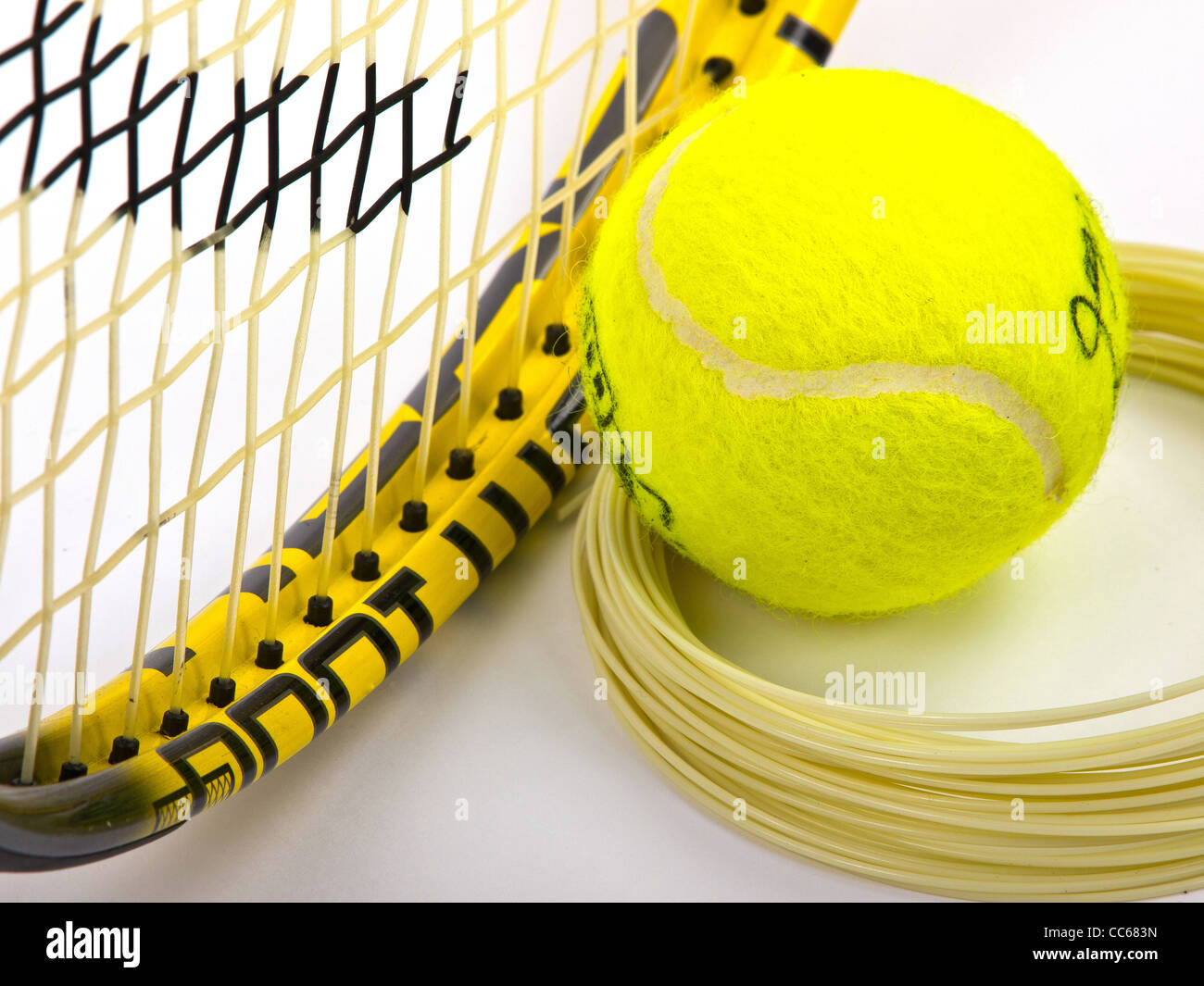 Tennis racket racquet strings hires stock photography and images Alamy