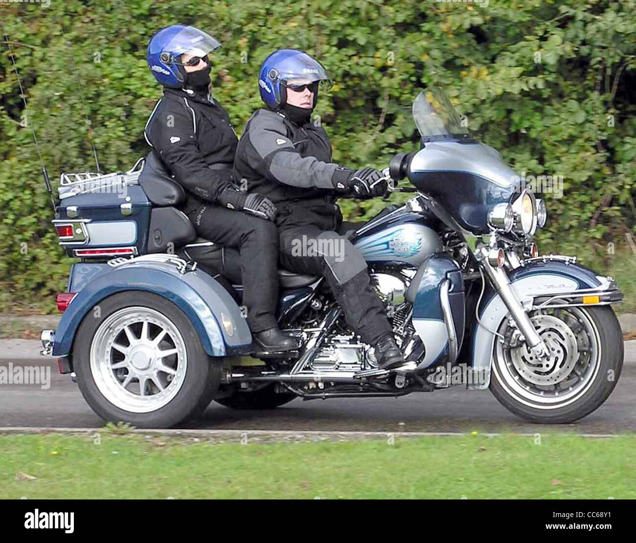 This trike motorcycle was spotted at the Aust Motorway Services in ...