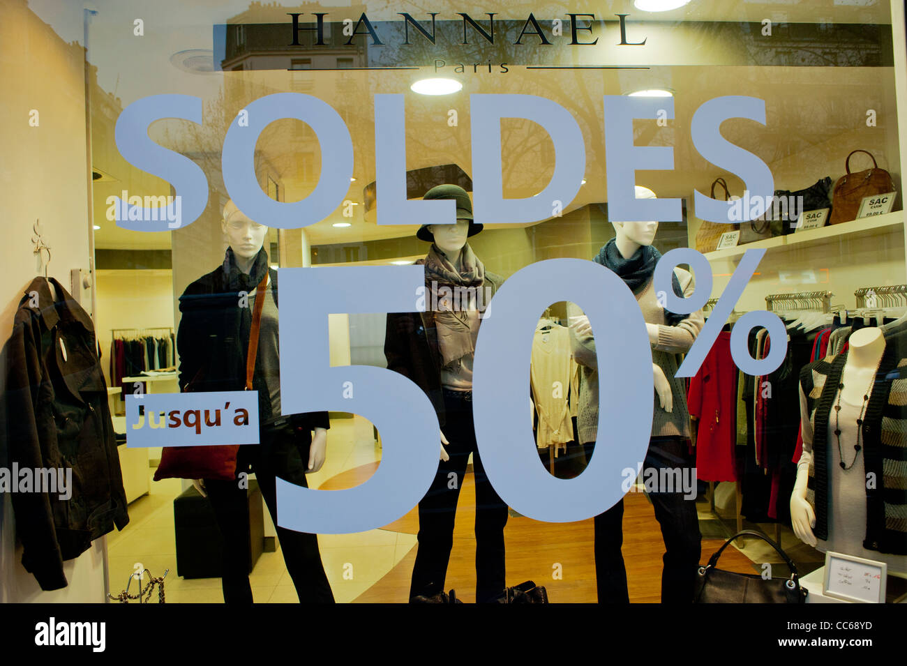 Display france clothes store hi-res stock photography and images - Alamy