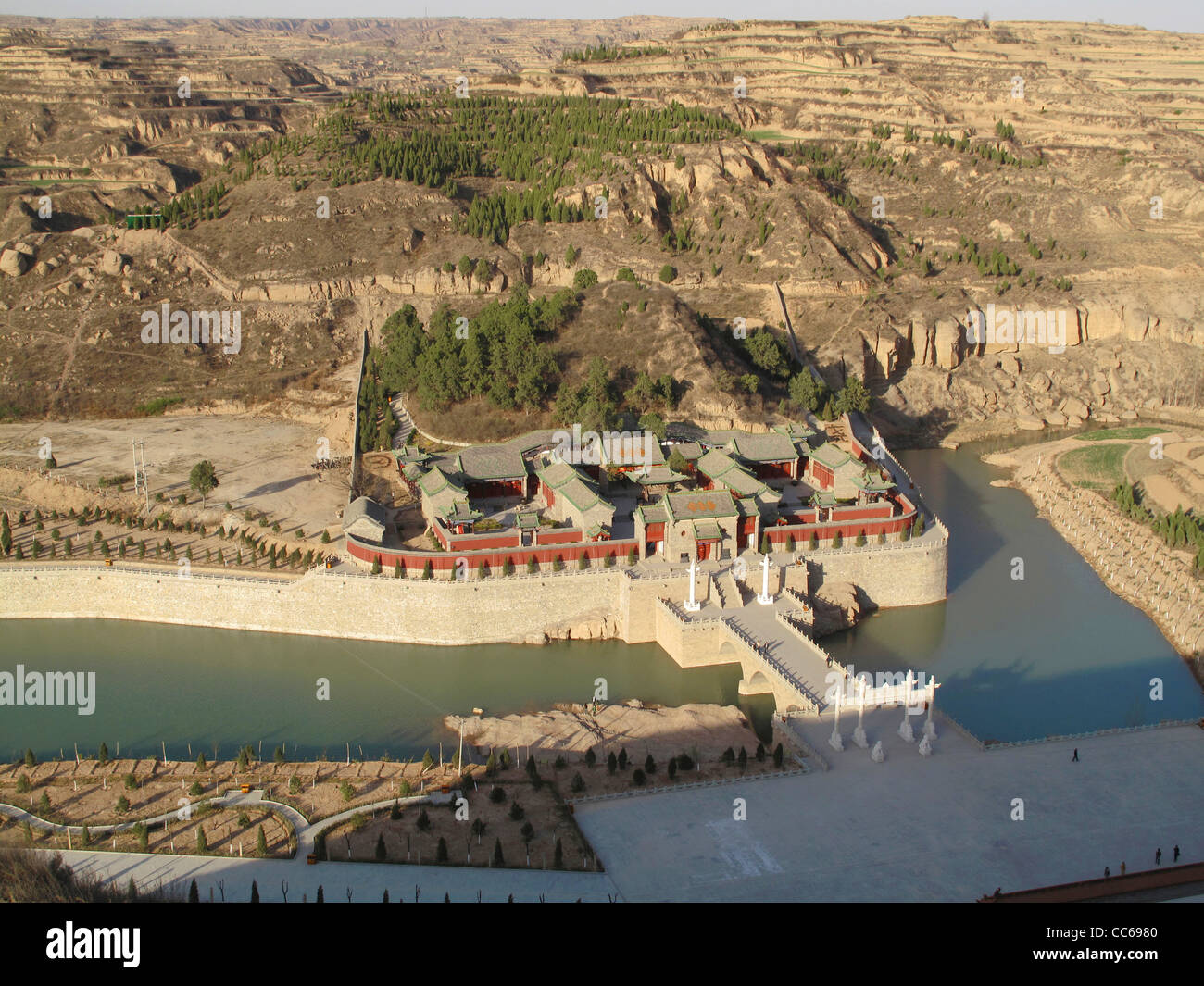 Mausoleum of King Yao, Linfen, Shanxi , China Stock Photo
