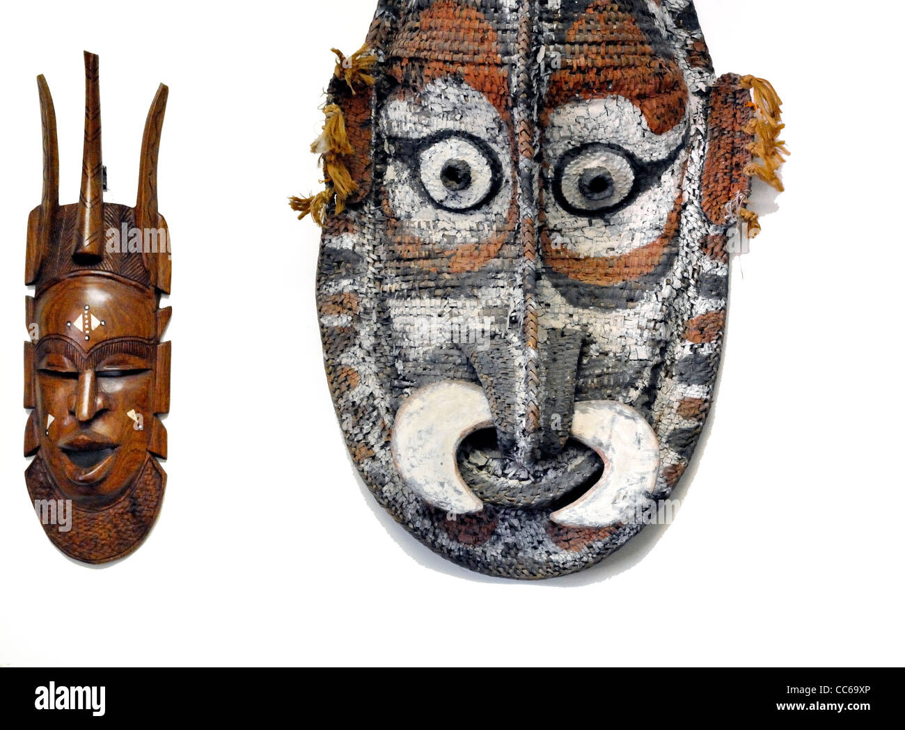 Masks from madagascar on display hi-res stock photography and images - Alamy