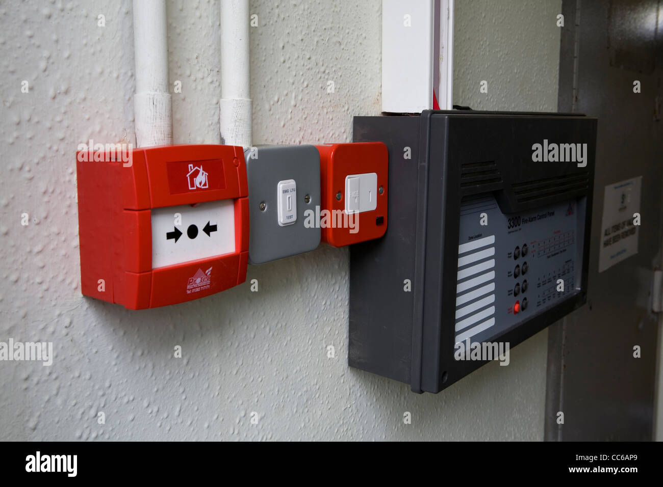 Installed fire alarm call point hires stock photography and images Alamy