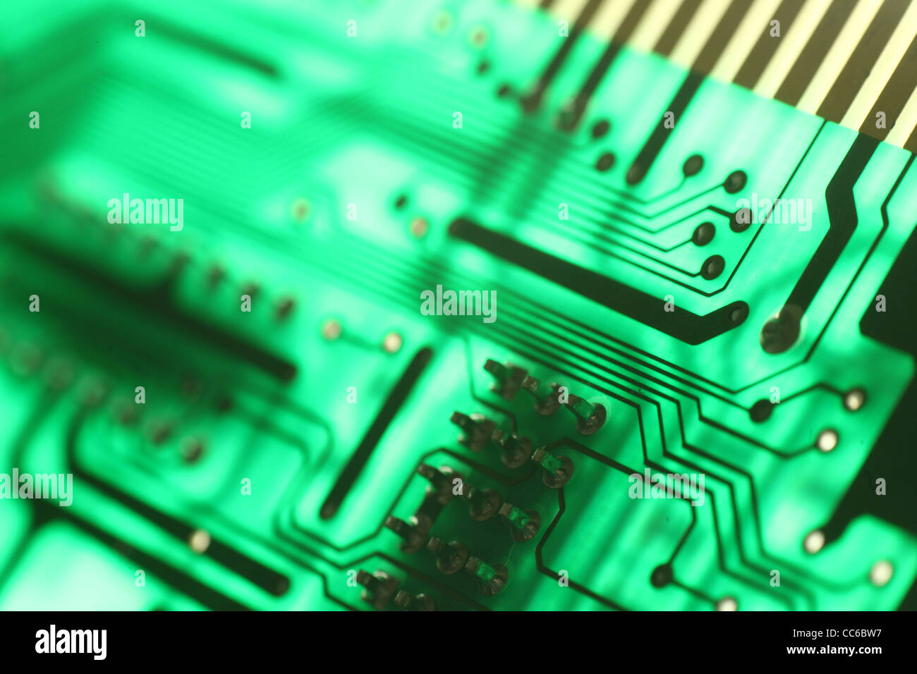 Vector Of 39the Printed Circuit Board Without Electronic Components