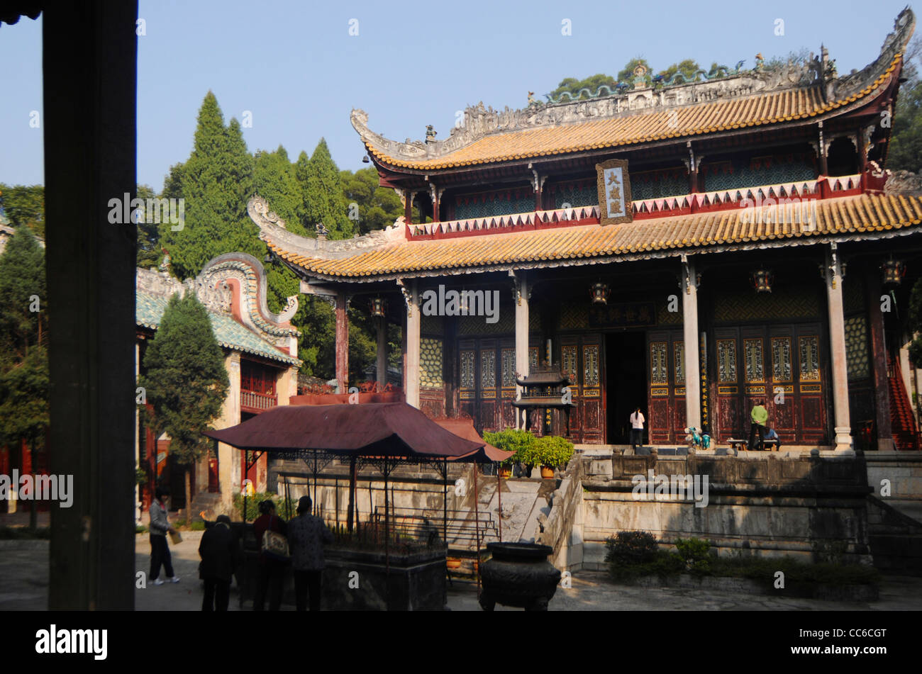 Dacheng Hall, Confucian Temple, Guilin, Guangxi , China Stock Photo
