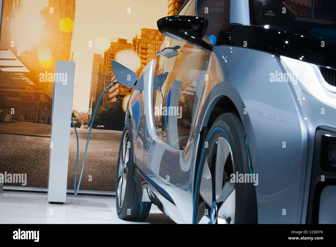 Detroit, Michigan The BMW i3 concept electric vehicle on display at
