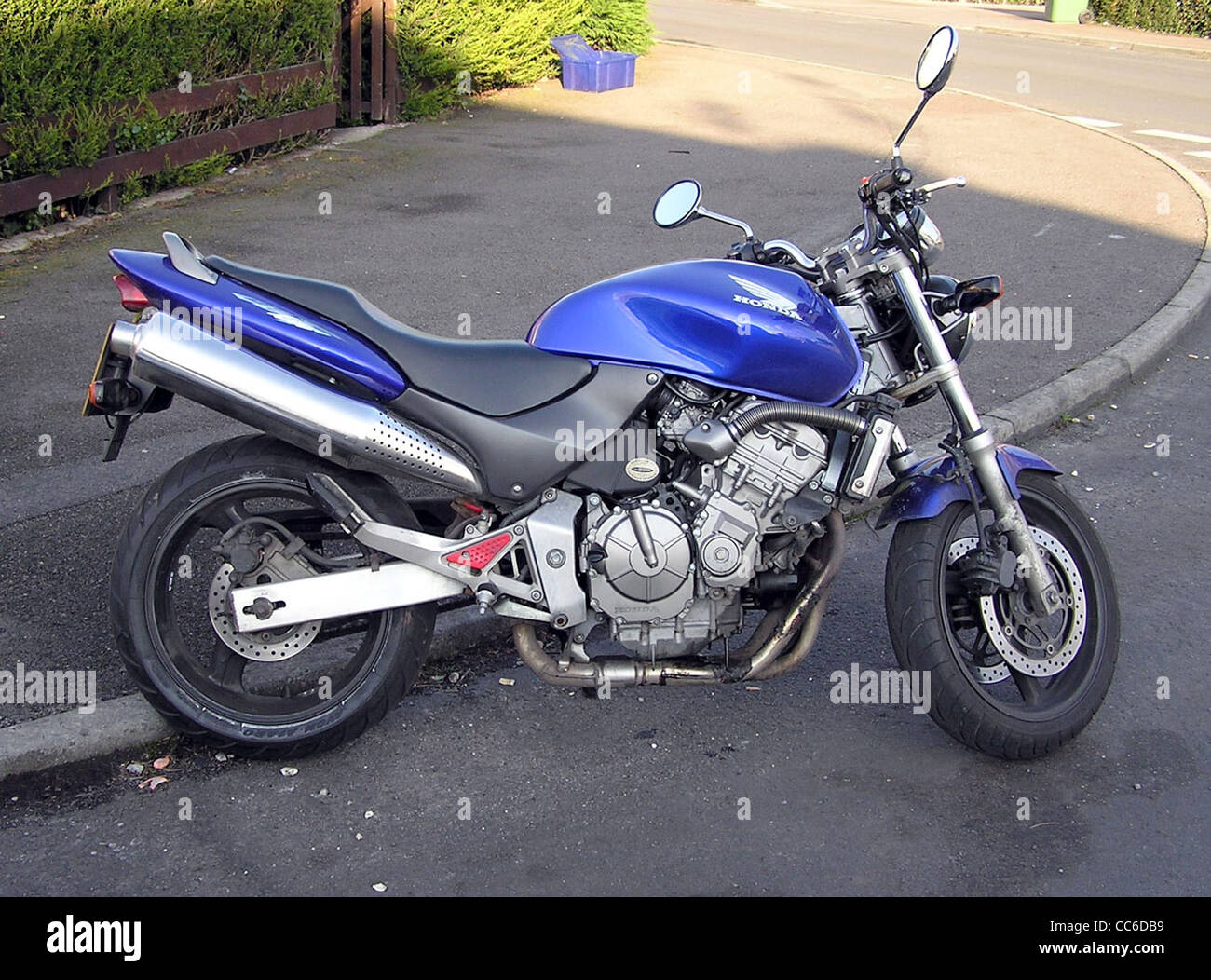 Year 2000, Honda CB600F Hornet motorcycle in Yate, Bristol, England. Stock Photo