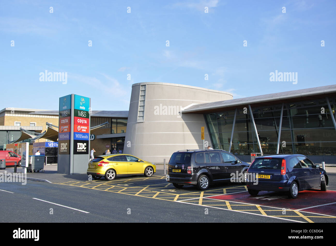 Wetherby Services, A1M motorway, Yorkshire, England, UK Stock Photo