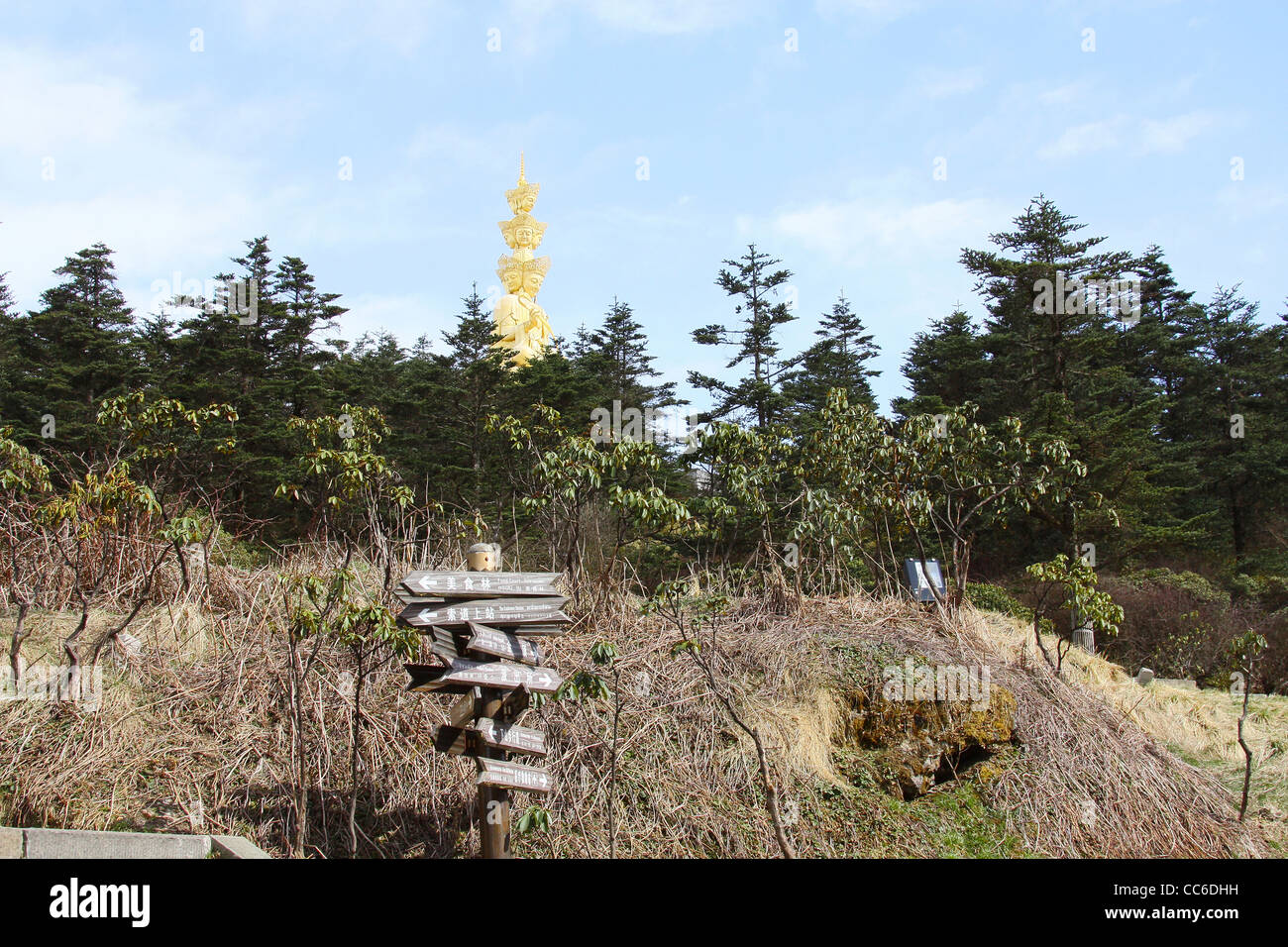 Mount Emei, Leshan, Sichuan , China Stock Photo