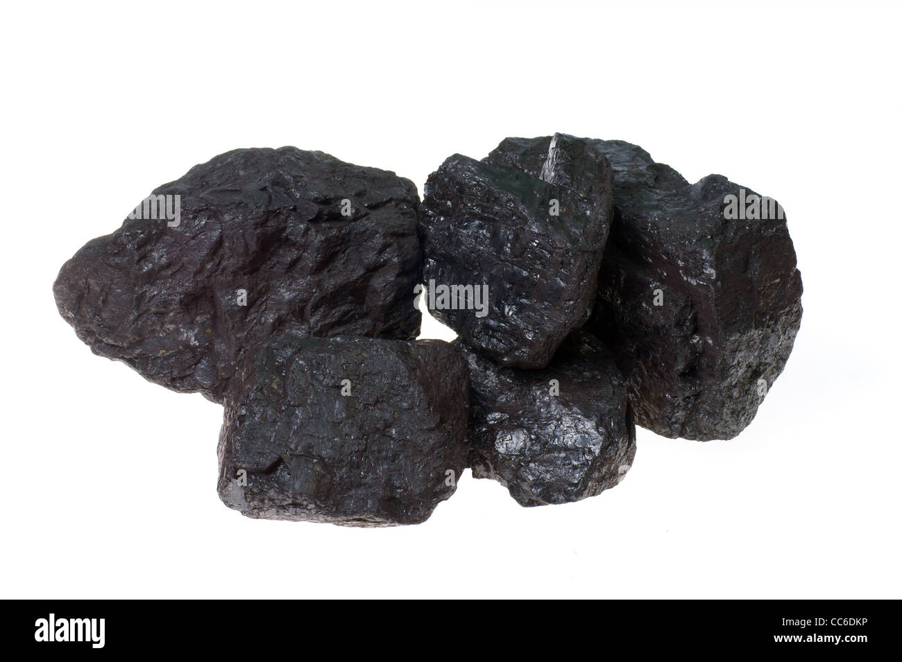 coal, carbon nuggets Stock Photo