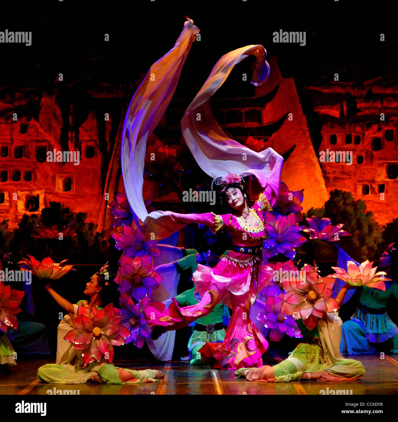 Peking opera performance, Beijing, China Stock Photo